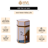 Hộp đựng trà lục giác, bằng thép cao cấp - HVL TEA