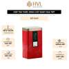 Hộp Thiếc Đựng Trà Hình Chữ Nhật Họa Tiết Hoa - HVL TEA Cao Cấp