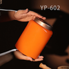 Hộp Trà Thiếc Trụ Tròn Sơn Bóng Thủy Mặc - Cao Cấp & Kín Khí