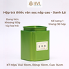 Hộp trà thiếc vân sọc nắp cao