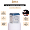 Hộp đựng trà thiếc vuông hoạ tiết 70x88 mm - HVL TEA