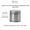 Hộp trà đựng trà trụ tròn nắp xoáy