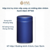 Hộp trà đựng trà trụ tròn nắp xoáy