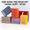 Hộp Đựng Túi Trà Nhựa PET Trong Suốt HT103 - Cao Cấp & Kháng Khuẩn