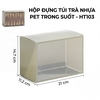 Hộp Đựng Túi Trà Nhựa PET Trong Suốt HT103 - Cao Cấp & Kháng Khuẩn