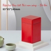 Hộp Trà Thiếc Vuông HT47 Họa Tiết Núi Non Sóng - Sang Trọng & Tinh Tế HVL