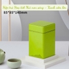 Hộp Trà Thiếc Vuông HT47 Họa Tiết Núi Non Sóng - Sang Trọng & Tinh Tế HVL