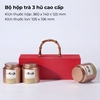 Bộ Hộp Trà Quà Tặng HT59 Tay Cầm Gỗ Sang Trọng | Bao Bì HVL