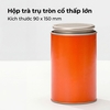 Hộp Trà Thiếc Trụ Tròn Cổ Thấp HT70 - Đa Dạng Kích Thước & Màu Sắc
