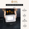 Khay inox đựng thức ăn đáy sâu