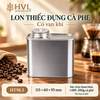 Lon thiếc đựng cà phê có van khí