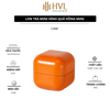 Lon trà thiếc hình quả hồng mini, hộp đựng trà nhỏ gọn mẫu mới - HVL TEA