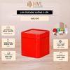 Lon trà mini vuông 2 lớp