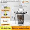 Nắp Chặn Cống Thoát Nước Bồn Rửa Dạng Nhấn
