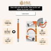 Ống nối dài vòi nước, ống nước mở rộng silicone loại 1