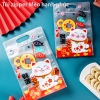 Túi zipper mèo may mắn, đựng bánh kẹo tết - KING OF OPP