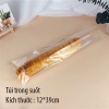 Túi đựng bánh mỳ dài trong suốt có dây buộc kim loại