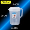 Cốc đong ca đong, chịu nhiệt cao, dung tích lớn, bình đựng nước có nắp - HVL TEA