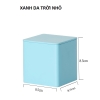 Hộp thiếc đựng trà hình hộp vuông, nhiều màu - HVL TEA