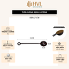 Thìa đong nâu múc bột, múc sốt hoa quả - muỗng đong nâu định lượng 10/15 gram - HVL TEA