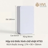 Hộp Thiếc Chữ Nhật HT93 Cao Cấp HVL - Đựng Bánh & Quà Tặng