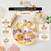Túi đựng bánh kẹo hoạ tiết hàn nhiệt