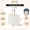 [Mã SGBAU30 ] Hộp trà thiếc vuông cổ thấp - HVL TEA