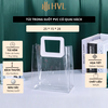 Túi trong suốt PVC có quai xách