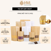 Túi zip giấy kraft nhiều size - màu vàng