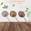 Lọc cặn trà kim loại lưới, bộ vắt loại cao cấp, tiện dụng - HVL TEA