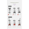Thùng giữ nhiệt inox ủ trà sữa 3 lớp giữ nóng lạnh 8L-10L-12L - HVL TEA