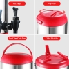Thùng giữ nhiệt inox ủ trà sữa 3 lớp giữ nóng lạnh 8L-10L-12L - HVL TEA