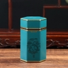 Hộp đựng trà lục giác, bằng thép cao cấp - HVL TEA