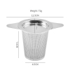 Dụng cụ lọc trà inox có tai cao cấp - HVL