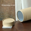 Hộp đựng trà, lọ đựng hạt kho, thảo dược, chất liệu kraft nhôm nắp giấy - HVL TEA
