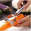 Nạo củ quả inox đa năng 2 in 1 chống han gỉ. Kết hợp bào sợi rau củ nhanh chóng - HVL TEA