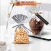 Túi đựng bánh kẹo, bao bì trang trí quà tặng, 100 túi/sp,  kích thước 13*21*4.5 - VUA BAO BÌ