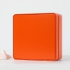 Hộp trà thiếc Vuông Ngang 16.5x16.5x6.5cm - HVL TEA