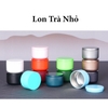 Lon trà thiếc tròn nhỏ nhiều màu sắc - HVL TEA