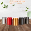 Hộp đựng trà thiếc hình trụ tròn - HVL TEA