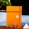 Hộp đựng trà thiếc hình chữ nhật cao viền ngang mẫu mới - HVL TEA