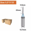 Mũi phay CNC cắt gỗ dao phay 3 cánh , 2 me thẳng và Xoắn TCT Tideway 3,4,5,6,8mm MCCNC-TW
