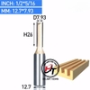 Mũi phay gỗ thẳng CNC lấy nền mũi soi TIDEWAY cốt 6mm và 12mm 0102 MST-TW-0102