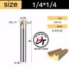Mũi phay gỗ soi alu cnc quả đào tròn lưỡi phay rãnh dao cầu 6mm 0502 TIDEWAY MSD-TW
