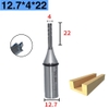 Mũi phay CNC cắt gỗ dao phay 3 cánh , 2 me thẳng và Xoắn TCT Tideway 3,4,5,6,8mm MCCNC-TW