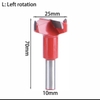 Mũi khoan gỗ tct máy dàn liên kết bản lề chốt gỗ ốc cam CNC đen đỏ R L 3mm 5mm 10mm 15mm 35mm khoan giàn Tideway MKG-TW