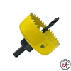 Mũi khoét lỗ tròn gỗ thạch cao khoan khoét trần cao cấp 16 chi tiết bộ vàng BMKTC-16CT-V
