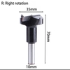 Mũi khoan gỗ tct máy dàn liên kết bản lề chốt gỗ ốc cam CNC đen đỏ R L 3mm 5mm 10mm 15mm 35mm khoan giàn Tideway MKG-TW