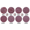 Giấy nhám tròn mịn thô chà gỗ giấy ráp dính 100mm GNT-100
