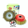 Chổi đánh rỉ sắt chén cước bát rỉ sét lắp máy mài cầm tay CDR-BAT